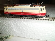 Minitrix 2055 E-Lok BR 112 499-9 der DB, beige/rot, OVP,