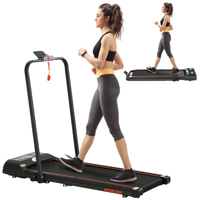 Faltbares Laufband Aerobic Trainingsgerät mit LED-Display HOMCOM