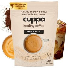 Cuppa Instant Mushroom Coffee Medium Roast 30...