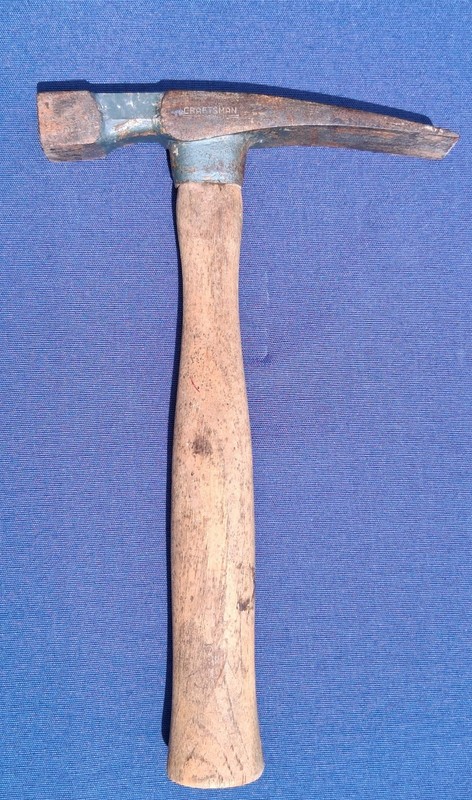Vintage Craftsman stone mason hammer