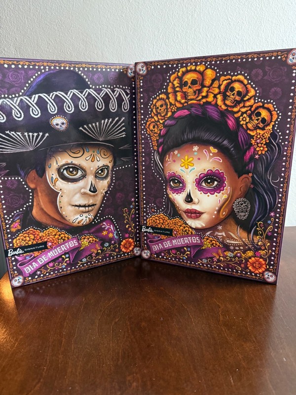 NRFB Barbie Dia De Muertos Dolls