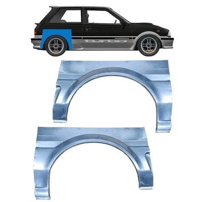 Für Toyota Starlet P70 1984-1989 3 Tür Radlauf reparatur blech Kotflügel Paar - Bild 1 von 2