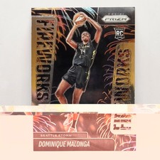 2025 Panini Prizm WNBA - Fireworks Dominique Malonga #12 (RC)