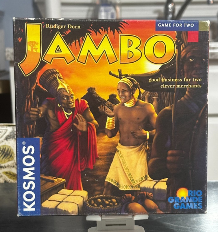 Jambo Board Game + Expansion 1 + Expansion 2 Complete Set – Kosmos/Rio Grande –