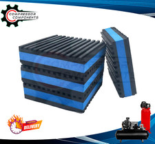 Vibration Isolation Pad / Dampener Super Heavy Duty Blue 4x4x7/8 Inch / Set Of 4