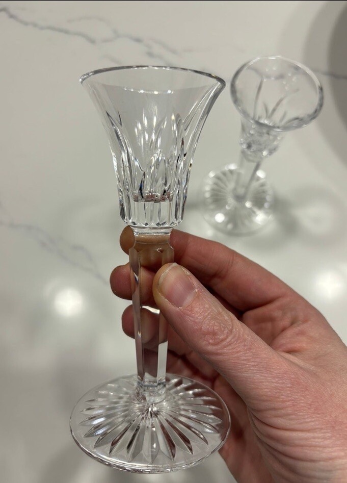 Lenox Candlestick Holders Crystal Vintage Saratoga Pattern 19831987