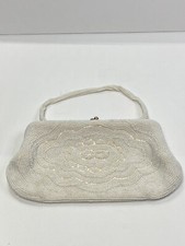 Richter Whitr Handbag Clutch Made In Japan Vintage