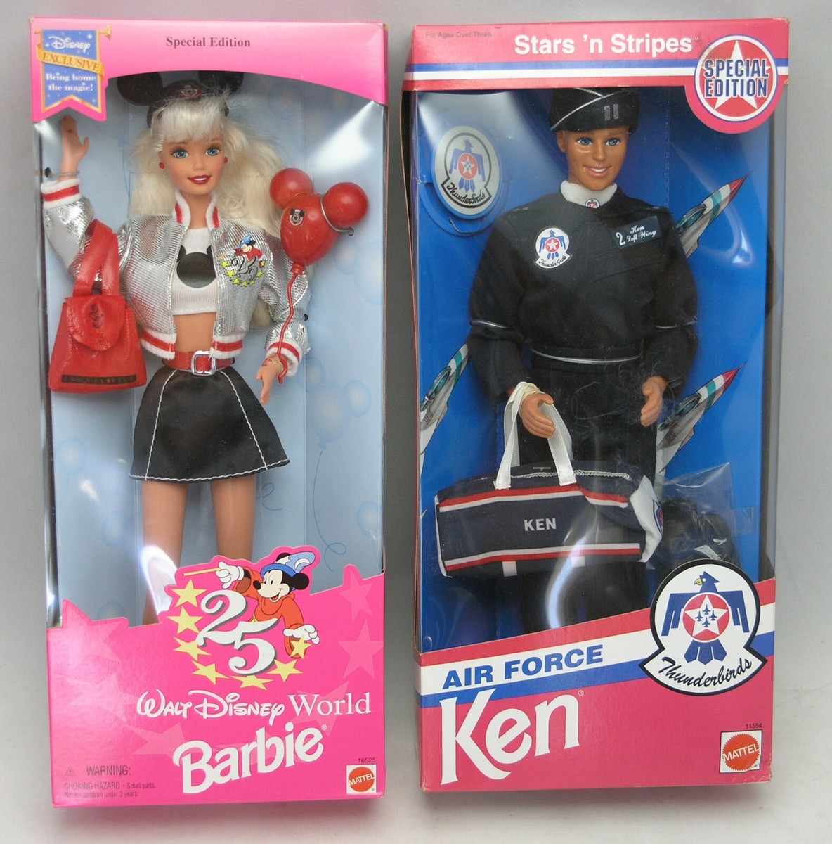 Barbie Walt Disney World & Stars 'n Stripes Air Force Thunderbirds