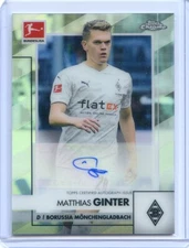 2020-21 Topps Chrome Bundesliga MATTHIAS GINTER REFRACTOR AUTO #BCA-MGI BORUSSIA