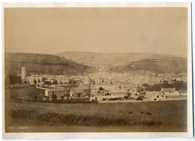 Tirage Albuminé Vintage Angleterre - Paignton And Torquay (1870) - Format 13,5x20 Cm