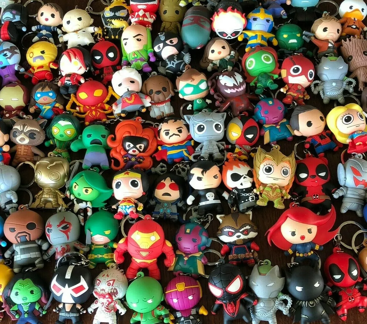 Figural keyrings best sale
