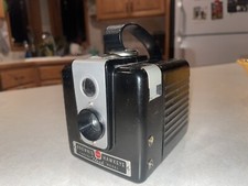 Vintage Kodak Brownie Hawkeye Camera Flash Model Untested