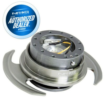 NRG BALL LOCK QUICK RELEASE GEN 3.0 GUN METAL BODY & RING SRK-650GM +HARDWARE