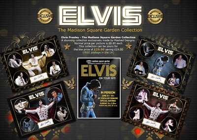 Elvis Presley - Madison Square Gardens - Exclusively Made By Mashed Designs