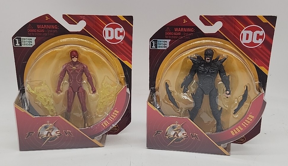 DC Flash and Dark Flash Action Figures Superhero Set  