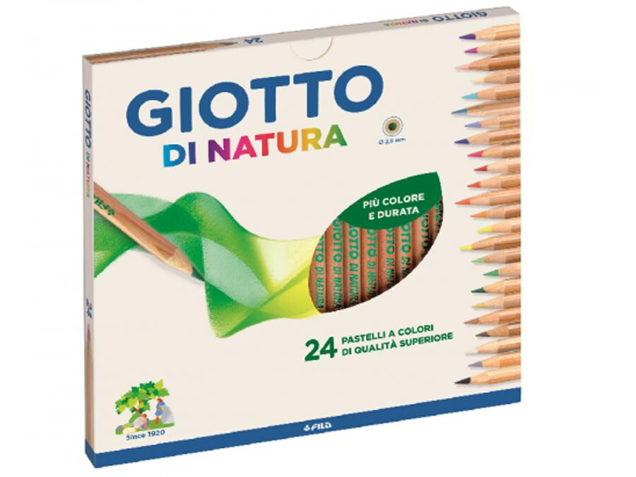 Pastelli Giotto di Natura da 24 pezzi