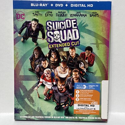 Suicide Squad (Blu-ray/DVD Combo, 2016) - Open Item