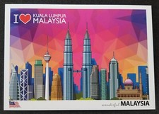 [AG] P349 Malaysia Kuala Lumpur Petronas Twin Tower City Tourism (postcard) *New