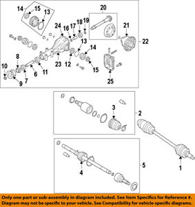 Subaru Rear Differential Chart