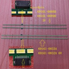 2pcs/set Striscia LED per LG 55LM660S 55LM640S 55L7200U 55L6200U 55LM760S 55LM7600