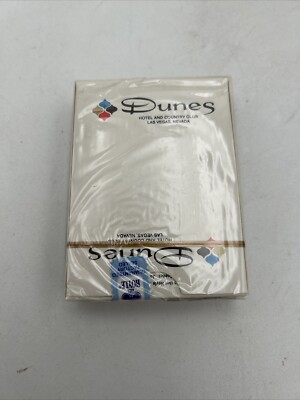 Vintage Dunes Hotel Las Vegas Poker Blue PGC Playing Cards Hoyle - New Sealed