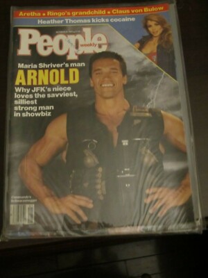 People Magazine October 1985 Arnold Schwarzenegger Maria Shriver Commando 
