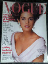 Vogue  April 1987 - Lovely smooth original copy  - Ideal for Gift