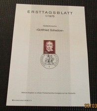 ETB Berlin 1/1975 - Gottfried Schadow, Michel-Nr.: 482