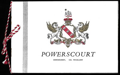 Vintage Guide Booklet Powerscourt House Enniskerry County Wicklow Ireland 