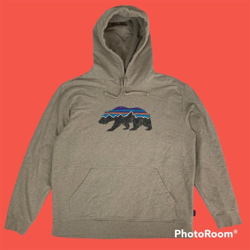 patagonia fitz roy bear moletom com capuz