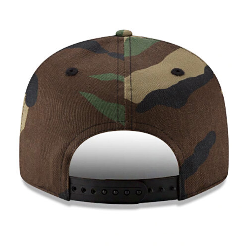 New era chicago cubs snapback hat mlb official game woodland camouflage