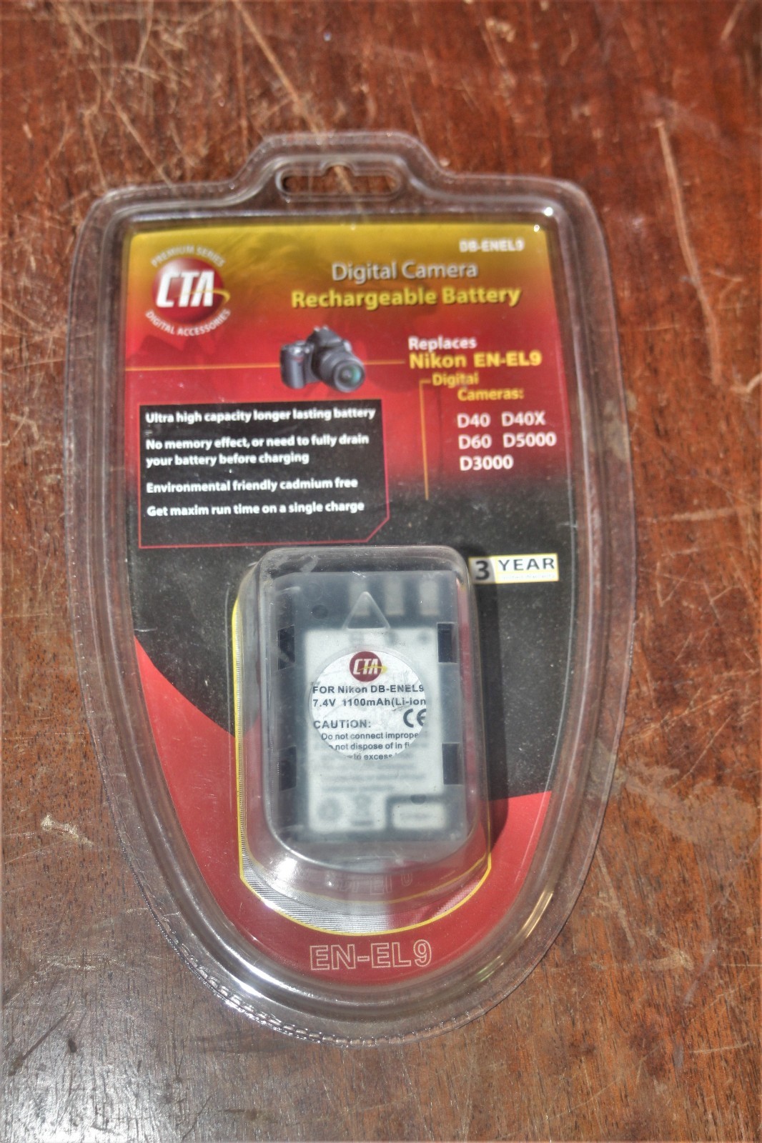 CTA Rechargeable Battery for Digital Camera DB-ENEL9