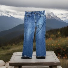 Vintage Levis USA orange tab 38/30 medium blue 100 cotton