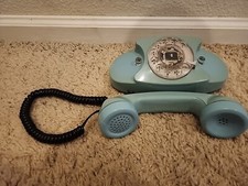 Western Electric Princess Phone 702bm Aqua Turquoise Phone Vintage UNTESTED