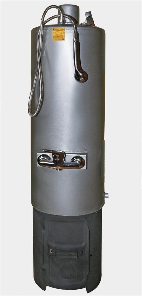 Solid Fuel Water Heater Floor Mount Vertical Wood Burning Boiler SILISTRA  80 Ltr | eBay