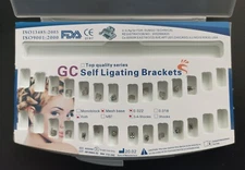 Dental Orthodontic Active Self Ligating Brackets Roth 022 Hooks 345 Mesh Base