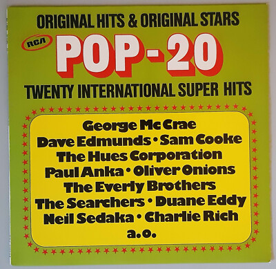 Various   ''POP 20 - 20 International Super Hits'' (RCA   PXL1-800)