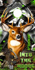 Deer Head Camo Reaper Splashes Cornhole Wrap Bag Toss Skin Decal Sticker Wraps
