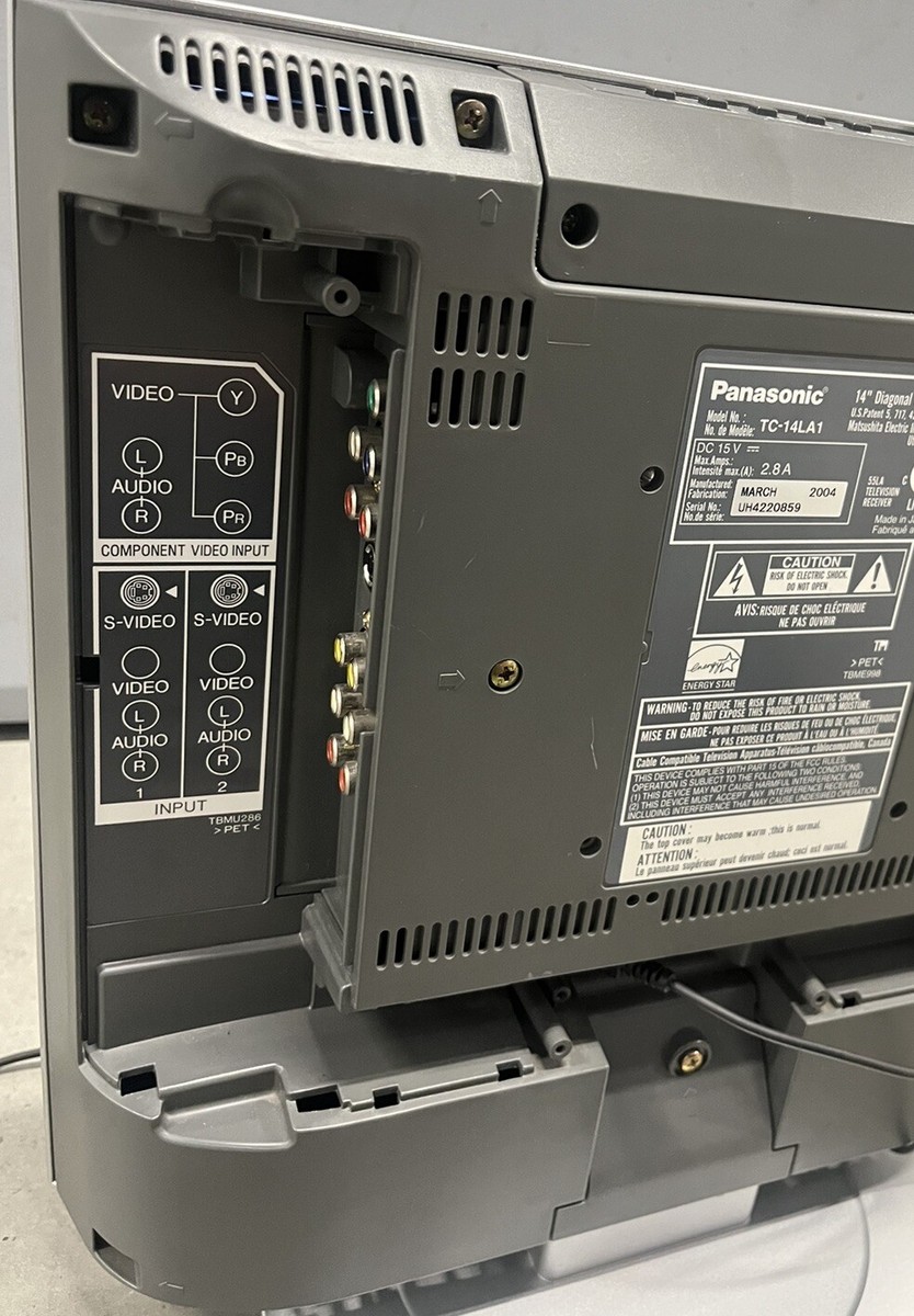 Panasonic LCD TV TC-14LA1 14-Inch 4:3 Full Screen, Tested Panasonic LCD TV TC-14LA1 14-Inch 4:3 Full Screen, Tested