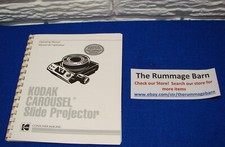 KODAK CAROSEL SLIDE PROJECTOR --- OPERATING MANUAL --- SEE PICS