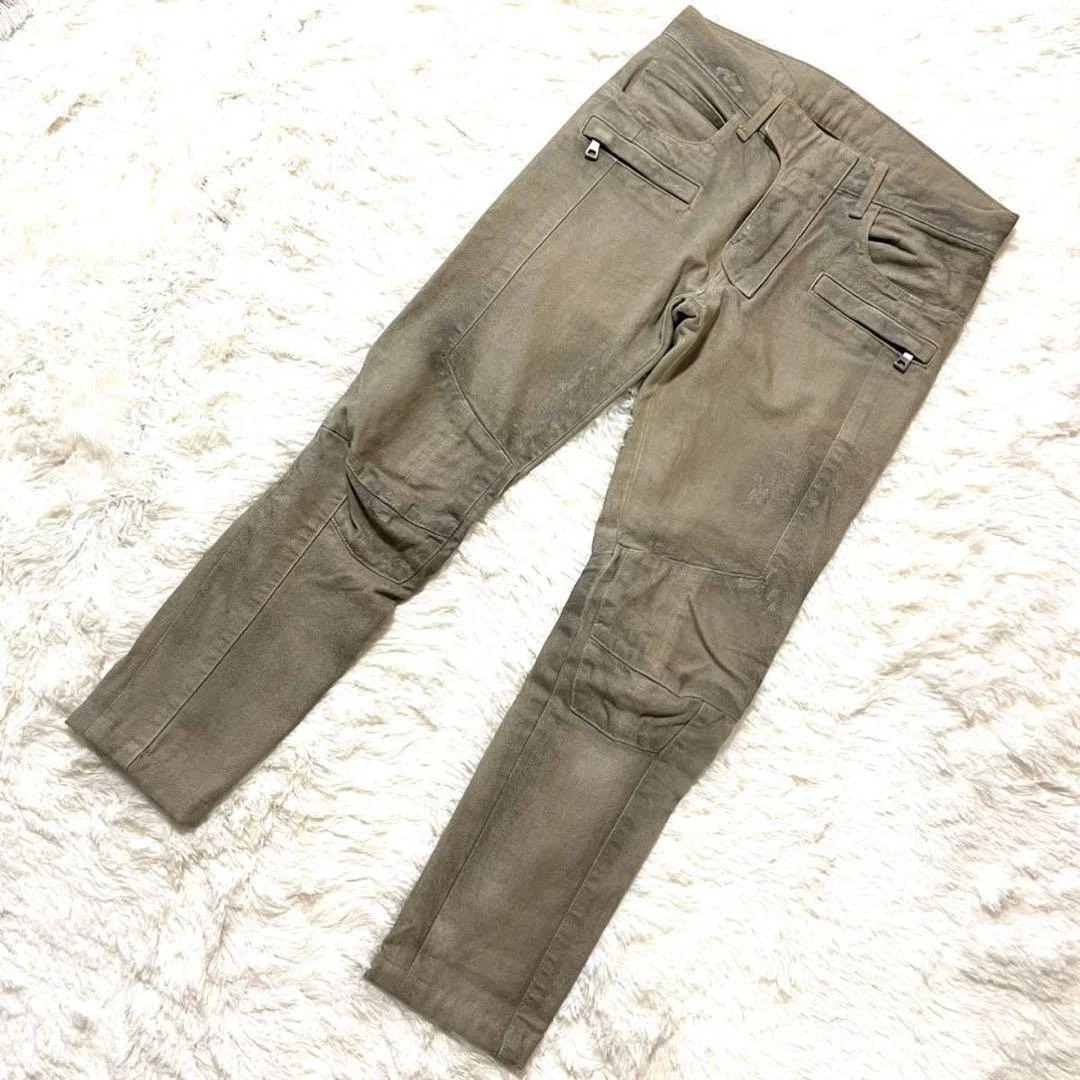 BALMAIN Balmain Homme biker denim pants S jeans damage 27 from Japan F S
