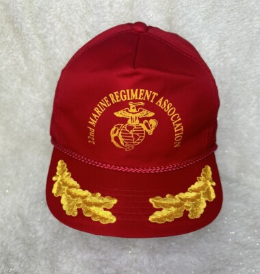 VTG United States Marine Core Snapback Trucker Hat 22nd Regiment Young An Cap