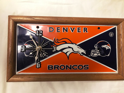 Denver Bronco's clock