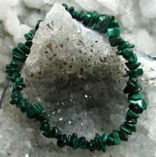 MALACHIT Edelstein-Armband SPLITTERARMBAND A-Qualität