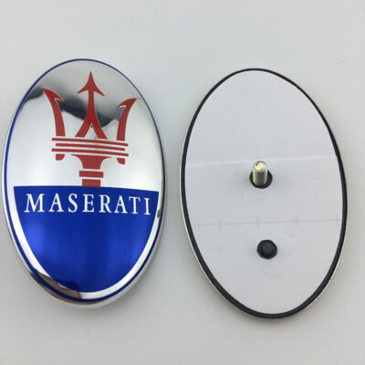 Car Front Hood Emblem Badge For Maserati Quattroporte Levante Ghibli GranTurismo
