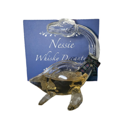 Loch Ness Monster Dekanter kurz Nessie Whisky Dekanter einzigartig bei Nessie's