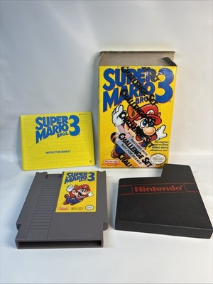 New Open Box Super Mario Bros. 3 NES Challenge Set (RARE)Not For Resale Edition