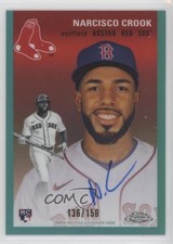 2023 Chrome Platinum Anniversary Aqua Refractor Narciso Crook Narcisco Auto 4z8