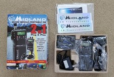 NEW Midland 75-822 Micro Mobile Portable 40 Channels CB 2 in 1 Plug  Play NOAA