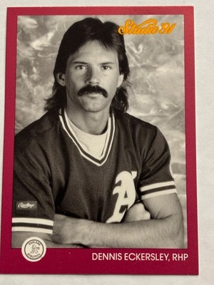 1991 Studio #102 Dennis Eckersley Oakland Athletics